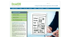 Desktop Screenshot of droiddb.syware.com